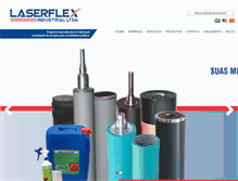 Tablet Screenshot of laserflex.com.br